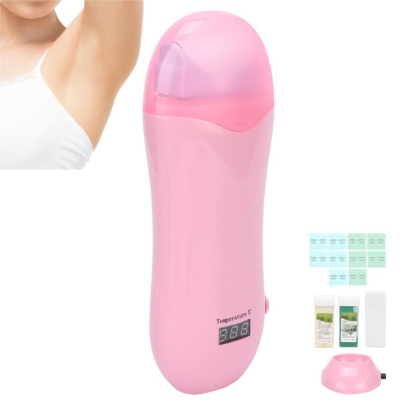 Hair Removal Waxing Roller Kit Milk Wax Aloe Vera Wax