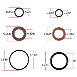 For Volvo Penta Power Steering Actuator Repair Seal Kit 3812269 21910902 FSM018 3860883 3862210 3862513