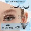 300 Pcs Individual Lashes Lash Clusters DIY Lash Extension Cluster