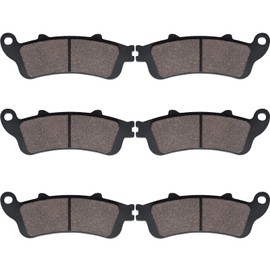 Brake Pads Front and Rear Compatible with CBR1100XX 1997-2003 / Goldwing 1800 GL1800 2001-2008 / Interceptor 800 VFR800F 1998-2001 / ST1100 1996-2000 / ST1300 2003-2007 / VTX 1800 2002-2008