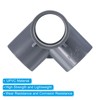 PATIKIL 32mm 4 Way Yelbo Pipe Fitting UPVC 4pcs Joint