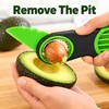 3-in-1 Avocado Slicer, Pitter & Cutter – Stainless Steel Fruit