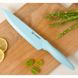 Full Blue 13 Piece Multifunctional Chef Knives Carbon Steel Kitchen Knife Set with Scissorscolor: Blue
