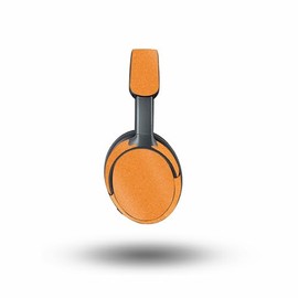 MightySkins Glossy Glitter Skin Compatible with Bose QuietComfort Ultra - Solid Orange | Protective, Durable High-Gloss Glitter Finish | Easy to Apply