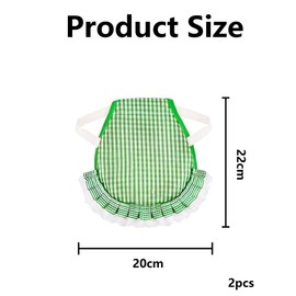 Gxdamxz Chicken Saddle, Chicken Safety Vest, Chicken Saddle Apron for Chicken Back, Spring Protection, Vest for Chicken, Pack of 2, 23 x 21 cm