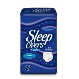 Sleep Overs First Quality Absorbent Underwear Pull On X-Large Disposable Heavy Absorbency (#SLP05303, Sold per Case)