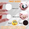 Aertiavty 72 Pcs Fridge Magnets Making Kit, 2 Inch Glass