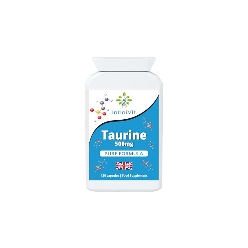 InfiniVit - Taurine Pure Formula Vegan Amino Acid High Strenght