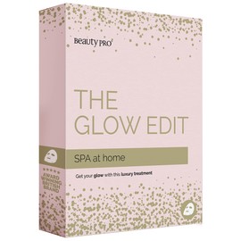 BEAUTYPRO THE GLOW EDIT Spa at Home with 2 Face Masks & 1 Under Eye Mask | Packed Full of Natural Ingredients | Pamper Hampers for Women | Skin Care Sets & Kits |