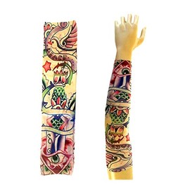 Tattoo Sleeve - Portable - Sleeve - Fake Tattoo - Picture - Bird Eye - Peace Letter - Tattoo - Half Sleeve - Tribal - Christmas Birthday Gift Idea - W80