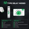 GEYA 10A Multifunctional Delay Time Relay 10 Function Choices AC/DC24V-240V