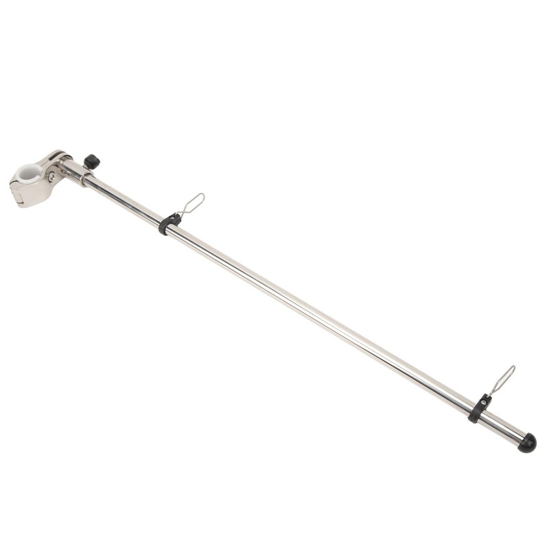 Boat Flag Pole Mount, Stainless Steel Marine Grade Rail Mount