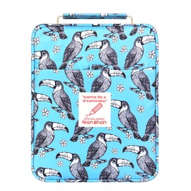 Large Capacity Colored Pencil Case, Holds 260 Pencils or 180 Gel Pens with Handy Wrap & Zipper, Multi-Layer Holder Organizer for Watercolor Pens, Makers or Colored Pencils.Woodpecker