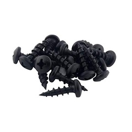 1000 Pack Rok Hardware #8 x 5/8" Deep Coarse Thread Phillips Pan Head Black Phosphate Screws Wood MDF
