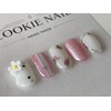 ⭐️ Lovely [Rose Garden Kitty] Nail Tips ⭐️ - Short