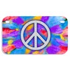 Tie Dye Peace Sign Bicycle License Name Plate Sixties Personalize