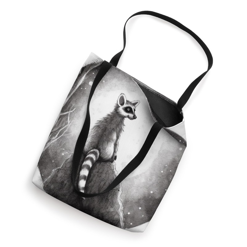 Ring-Tailed Lemur Lover Starry Night Tote Bag