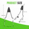 Mofun 27" Tall Passenger Backrest Sissy Bar 1.3" Fat Bar