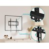 Monoprice Low Profile Fixed TV Wall Mount Extra Wide for