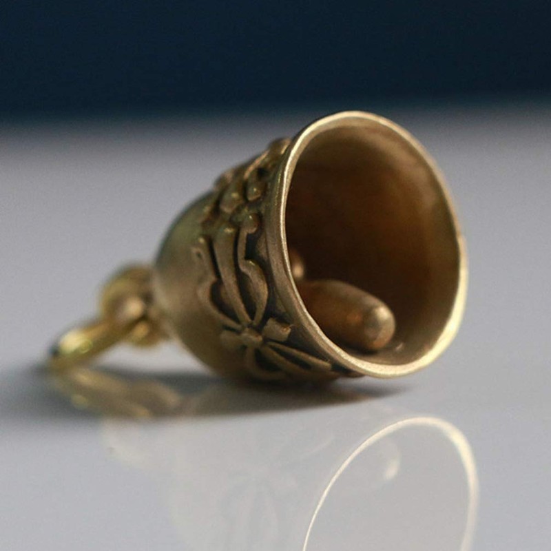 Milisten 2pcs Craft Bells Mini Small Bells Copper Brass Bells