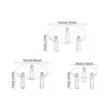 3 PCS Round Acrylic Display Stand Set Easy To Install