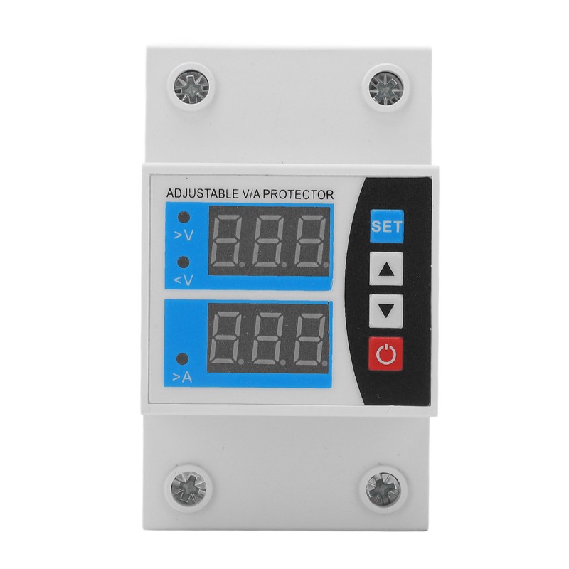 Over Under Voltage Protective Device Digital Display Protector Auto Reset