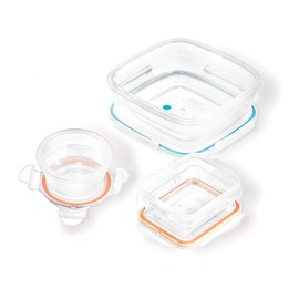 Starfrit LocknLock Easy Match 6-Piece Lunch Set - Color-Coded, BPA-Free, Airtight