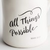 DaySpring - All Things Possible - Inspirational Hand-Thrown Ceramic Mug