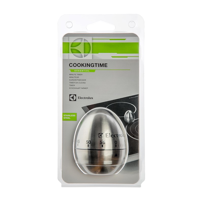 Electrolux Satin Metal Egg Shaped Cooking Timer