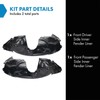 TRQ TRQ Front Inner Fender Liner Set Compatible with 2017-2019