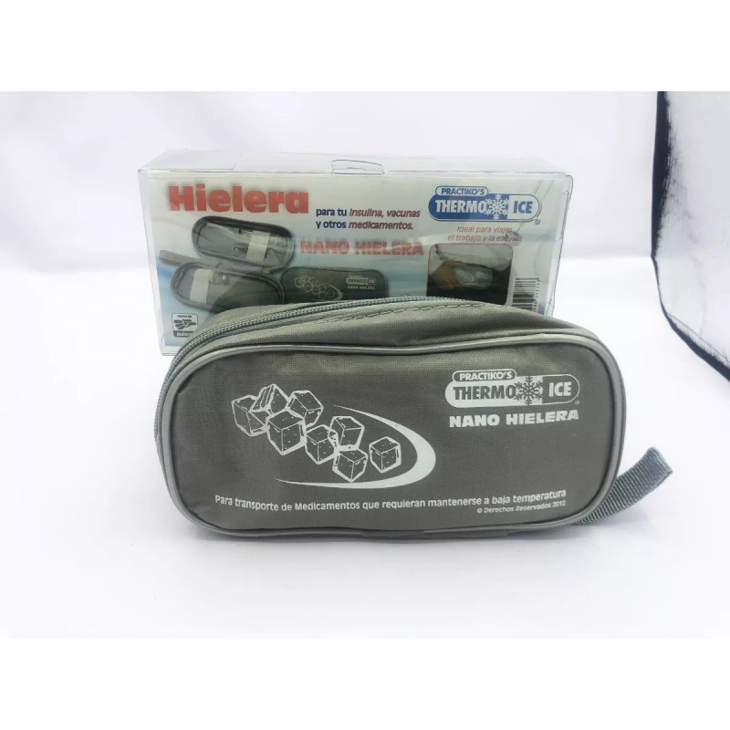 Practikos Nano Estuche Mini Hielera Con Gel Frío Micro Para