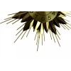 Unbranded 25" Gold Metal Starburst Wall Clock