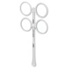 Optometry Flip, Professional Portable White Plastic Optical Flipper for Amblyopia
