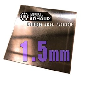 Copper sheet plate offcut 1.5mm - 2mm thickness - multiple sizes (1.5mm x 200mm x 200mm)