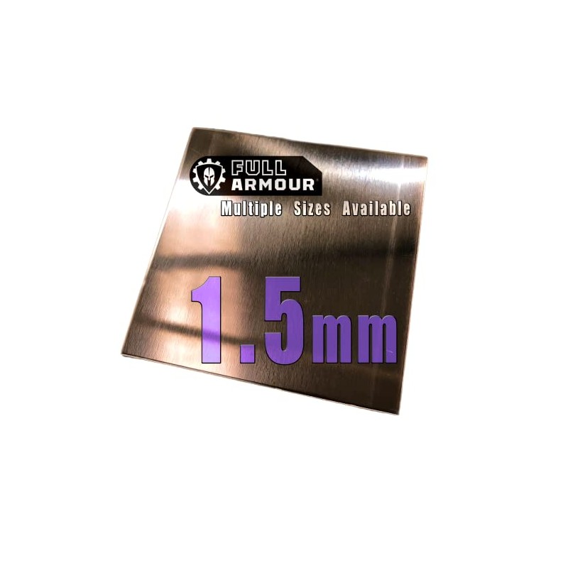 Copper sheet plate offcut 1.5mm - 2mm thickness - multiple