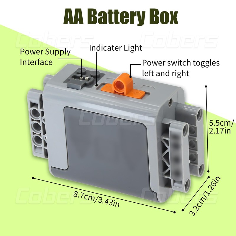 Cobers 9-in-1 Motor-Kit Power-Function-Set Compatible with Major Brand