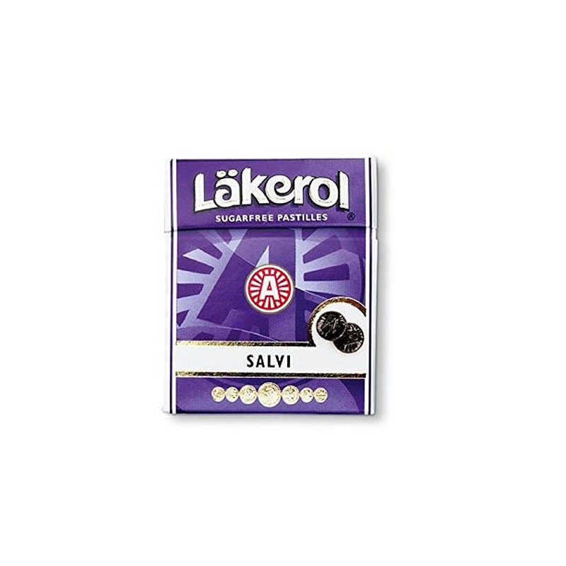 Läkerol Licorice Sugar Free Pastilles (4 Pack/Boxes) Imported Swedish Licorice