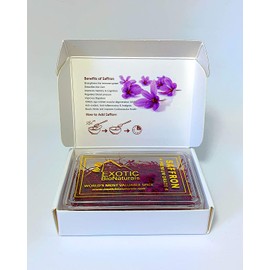 SAFFRON, All Red Super Negin Grade A+ Premium Quality Spice for Paella, Risotto, Persian Tea, Persian Rice and Golden Milk - (2 Grams)