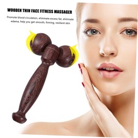 Outanaya Facial Massager Wooden Neck Face Massager for Slimming Beauty Face Roller
