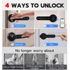 eLinkSmart Fingerprint Door Knob, Keyless Entry Door Lock with Keypad