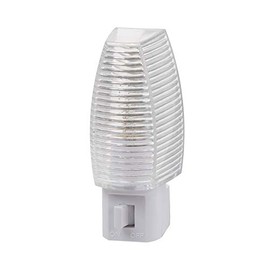 Amertac 71053 3.355" X 1.375" X 2.25" White Clear Prism Night Light