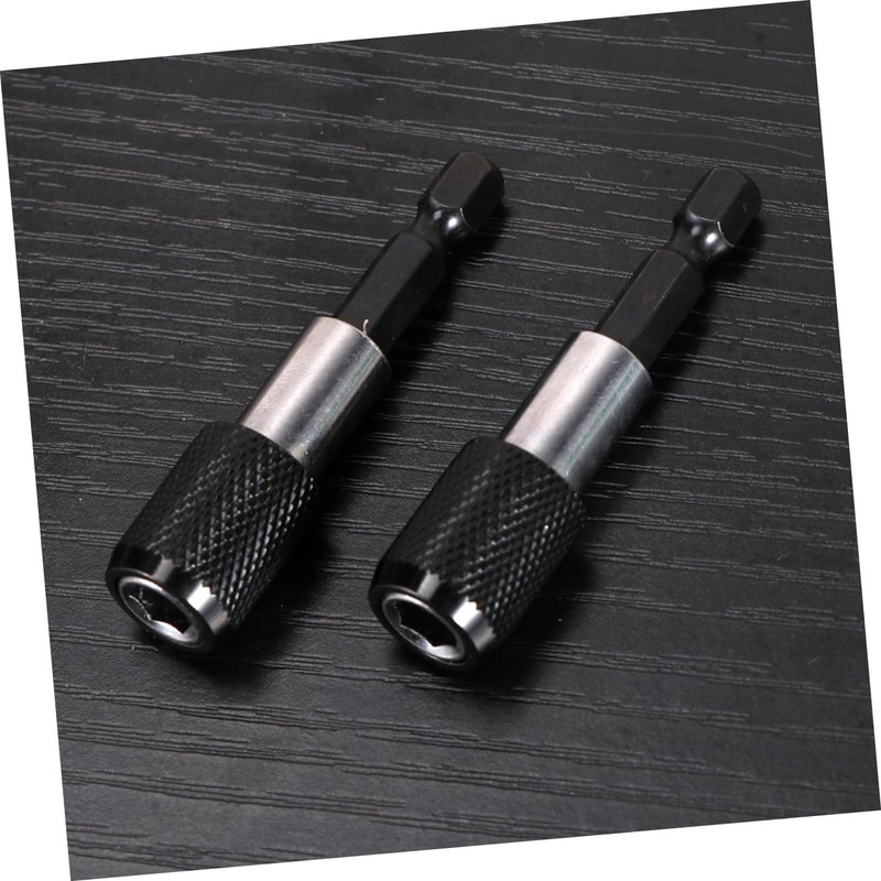 SHINEOFI 2sets Magnetic Screwdriver Bit Holder Extension Bar Quick Release