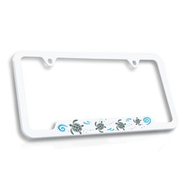 Baron Jewelry Turtles of The Sea License Frame - Qty 1 UV Printed Quality Plastic