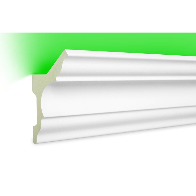 HEXIM LED Stucco Moulding Pattern – Indirect Lighting with Ceiling