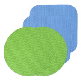 4PCS Multi-Function Rubber Jar Opener – Silicone Bottle Lid Grippers for Seniors, Arthritis & Weak Hands – Kitchen Coasters Included