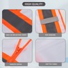 SULWZM High Visibility Reflective Safety Vest with Zipper and Pockets