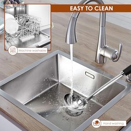 Juego de 3 cucharas de cocina de acero inoxidable, cucharas grandes de 14 pulgadas, cucharas ranuradas de metal, cuchara de cocina y cucharn de sopa, 