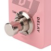 Digital Delay Pedal Metal Pink Guitar Looper Effect Pedals with