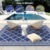 GarveeHome Outdoor Rug 9x12 Waterproof for Patio Clearance Large Plastic