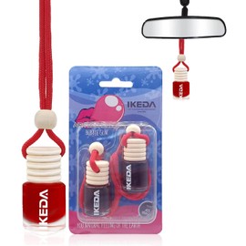 Ikeda scents Auto Duft Lufterfrischer | Duftbaum Auto Aufh?nger Diffusor | Kaugummi Duft Parfm | Autoduft gegen Gerche | Innenraum Duftspender Automatisch im Taxi, Bro, Zuhause | Geschenke fr Frauen M?nner